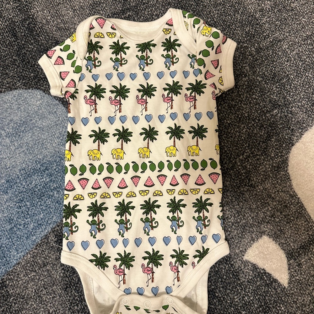 Roller Rabbit Bodysuit 0-3 Never Worn